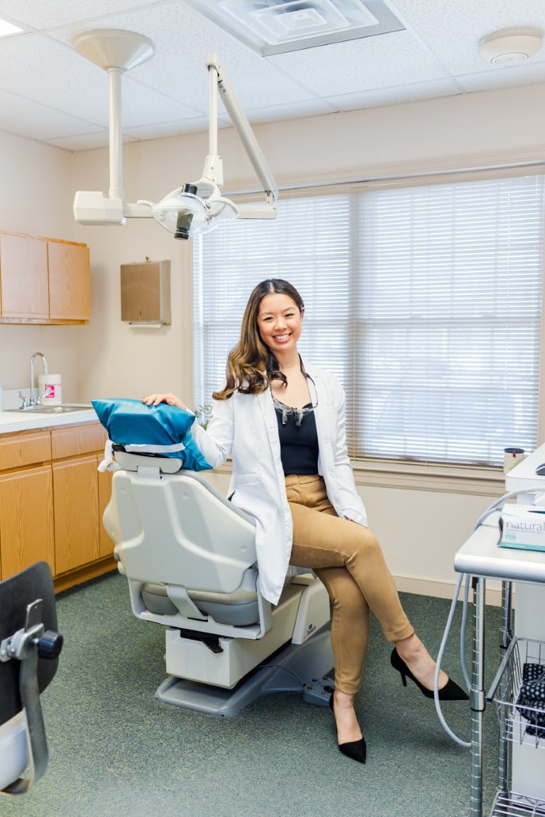 Becky-Hygienist with patient