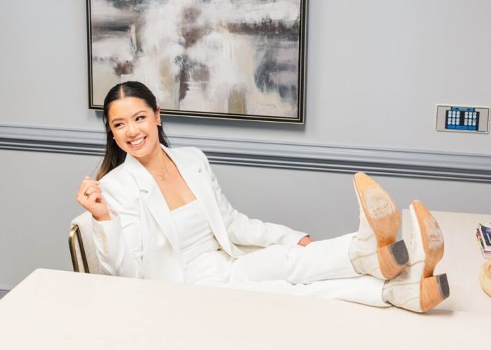 Dr Alice Her Desk Feet Up X